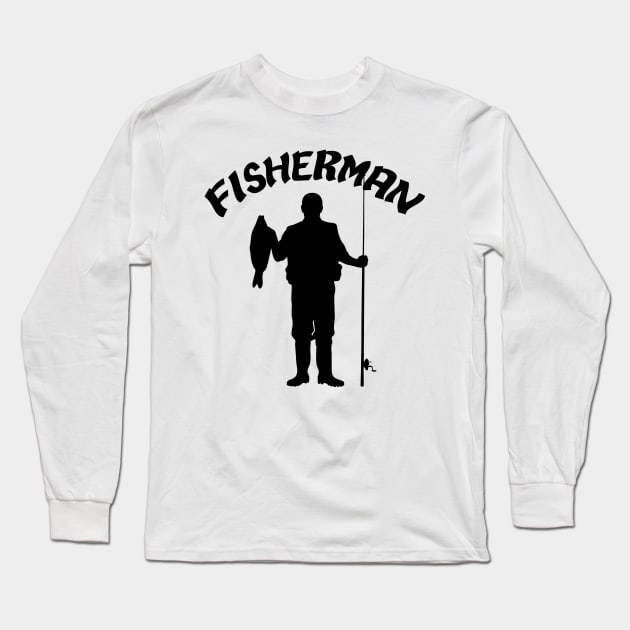 Fisherman Funny Fishing Long Sleeve T-Shirt by fiar32